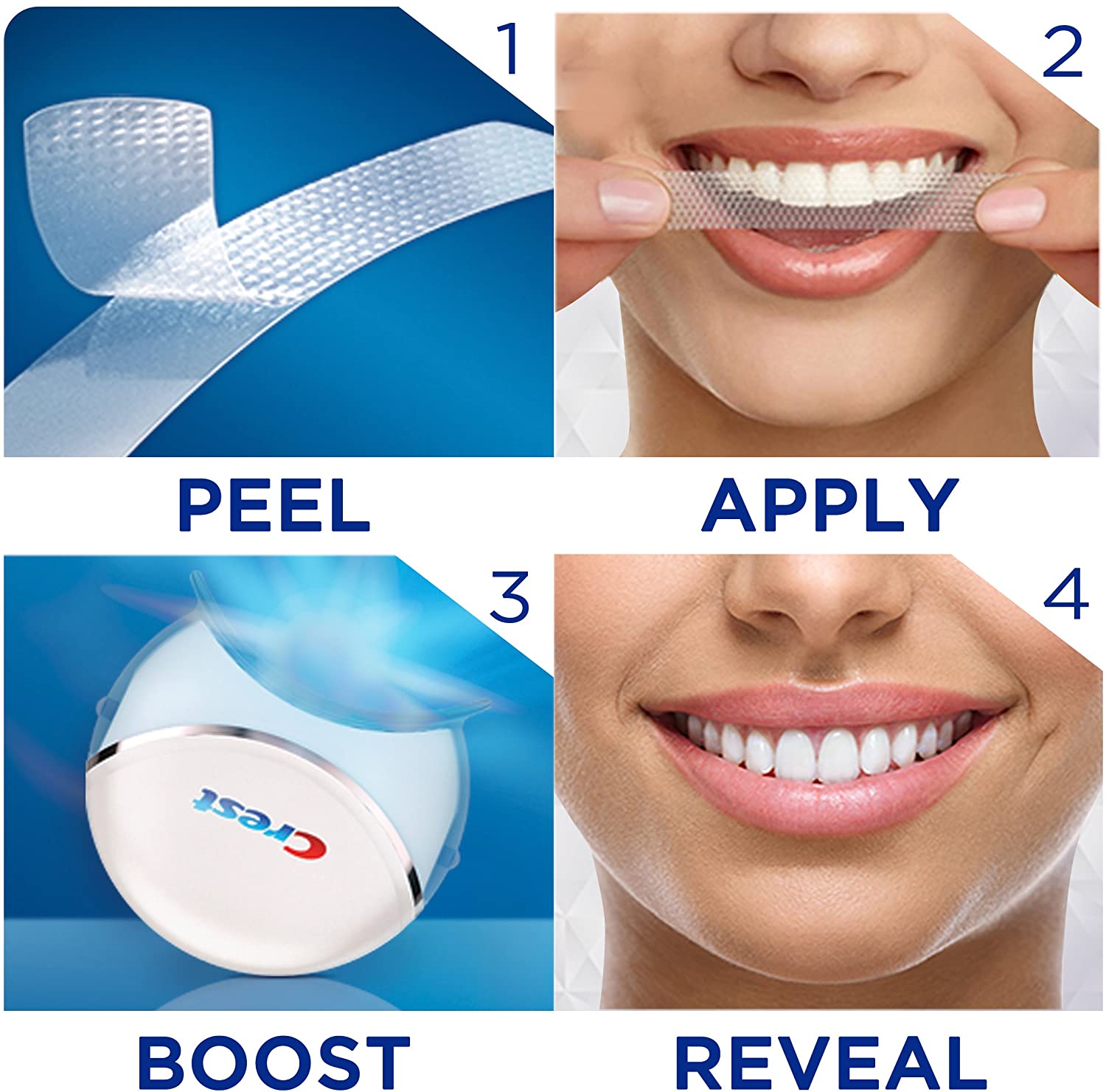 Teeth Treat How to use crest 3d teeth whitening strips